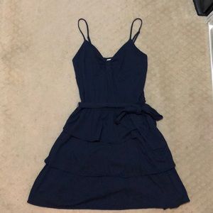 American Eagle Outfitters navy blue dress